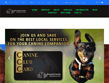 Tablet Screenshot of hillsidecanineresortandspa.com